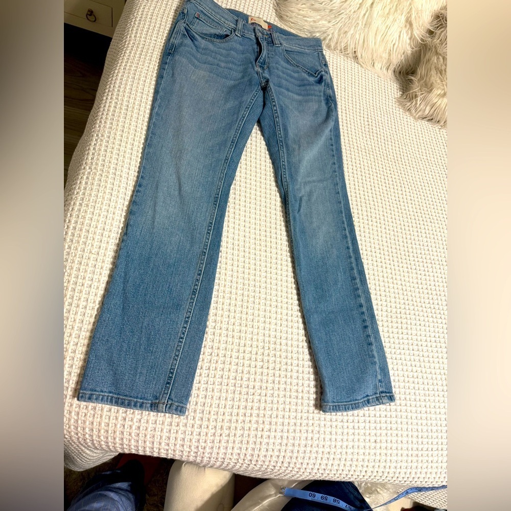 Free World Messenger Skinny Blue Jeans Size 30